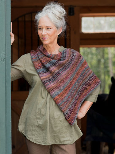 Dizzy Sheep - Berroco Broderie Shawl Kit _Broderie Shawl Kit