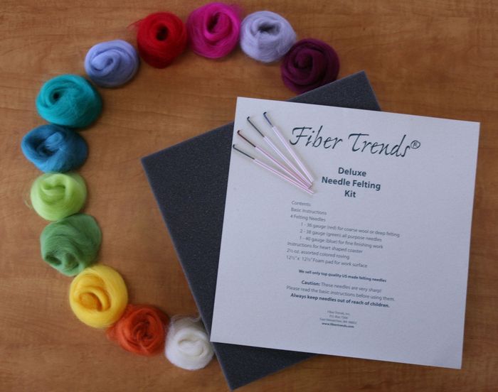 Dizzy Sheep - Fiber Trends Deluxe Felting Needle Kit