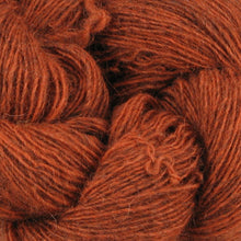 Load image into Gallery viewer, Dizzy Sheep - Isager Spinni (Wool 1) _ 1s, Orange on Gray, Lot: 420627
