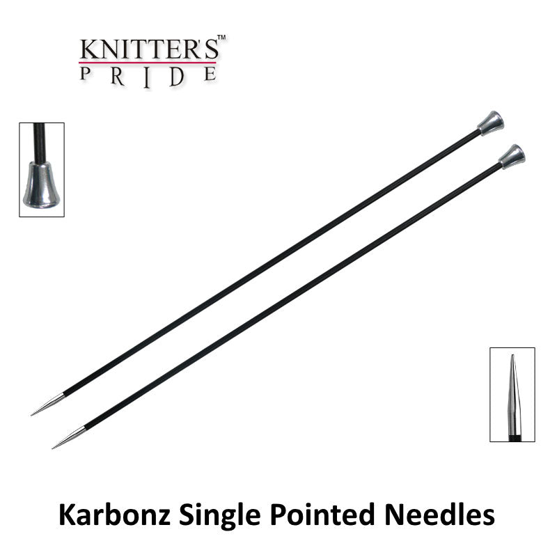 Knitter's Pride Karbonz 10 Single Point Needle