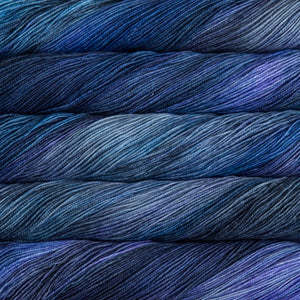 Dizzy Sheep - Malabrigo Sock _ 856, Azules, Lot: -----