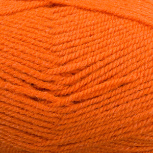 Dizzy Sheep - Plymouth Encore Worsted _ 1383 Bright Orange Lot 625059