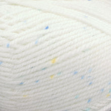Load image into Gallery viewer, Dizzy Sheep - Plymouth Encore Worsted Colorspun _ 7402 White Boy Spot lot 625632
