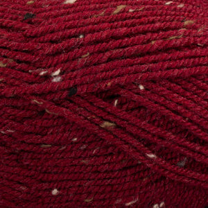 Dizzy Sheep - Plymouth Encore Worsted Tweed _ 6389 Ruby lot 623028