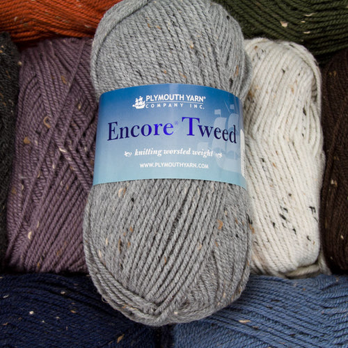 Dizzy Sheep -_ Plymouth Encore Worsted Tweed