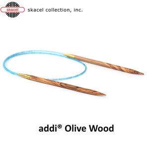 Dizzy Sheep - Skacel Addi Olive Wood Circular Needles